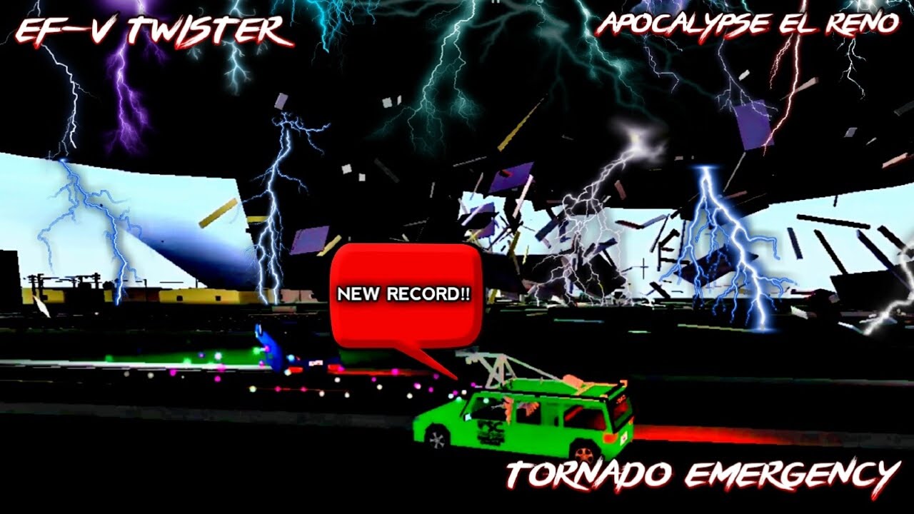ROBLOX Tornado Simulator 2 EF-5 Apocalypse El Reno Twister (295 MPH ...