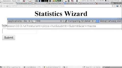 Tcl/Rivet Server Side Scripting Tutorial Lesson 10:Transporting Data Between Pages (English Version)