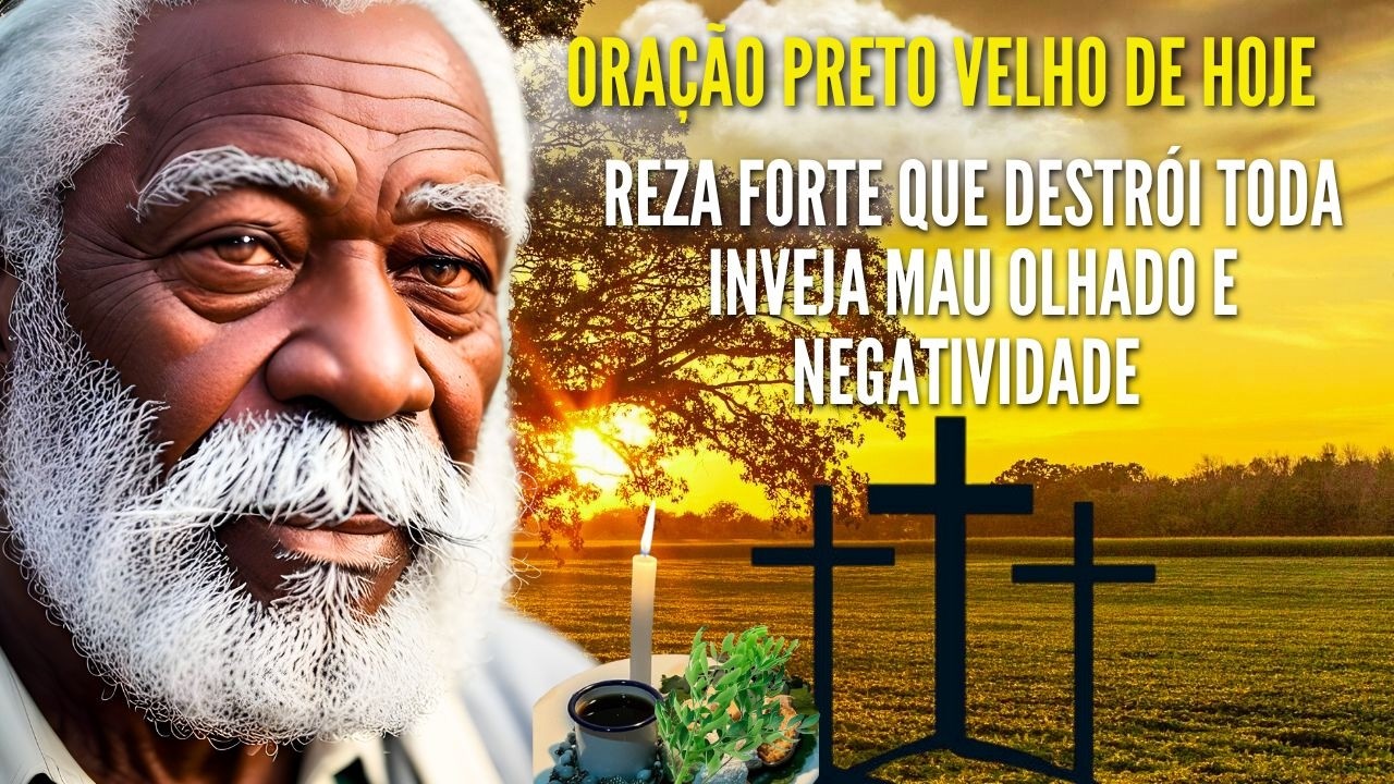 HOJE ESTA REZA FORTE DESTRÓI TODA INVEJA MAU OLHADO E NEGATIVIDADE da SUA VIDA ORAÇÃO DE PRETO VELHO