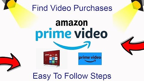 How To Find Amazon Video Purchases On TV App