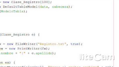 Registrar datos en archivos de texto Java Video 2