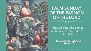 Palm Sunday  |  Mass on March 29th, 2026