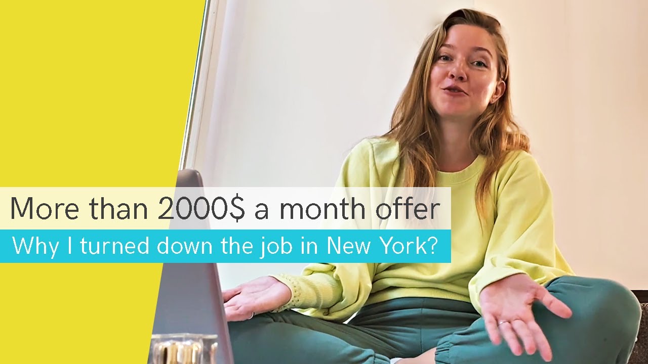 Why I turned down 2000$ job offer? - YouTube