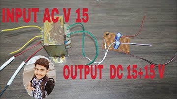 DC/Dual Power Supply with Voltage doubler circuit 6A (AC to DC Converter)using diode & capacitor
