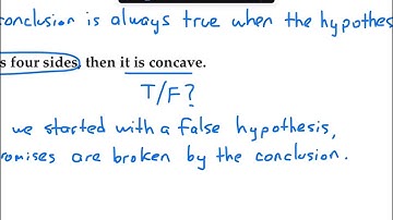 Geometry Video Examples: 2.3 Conditional Statements