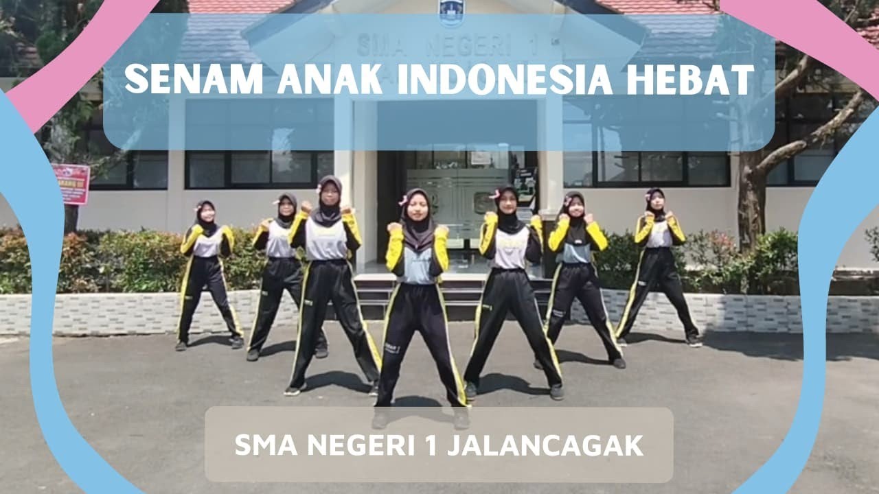 Lomba Senam Anak Indonesia Hebat_SMAN 1 JALANCAGAK_Jawa Barat