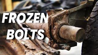 VW Barn Find: How to Remove Frozen Bolts & Rust Repair!