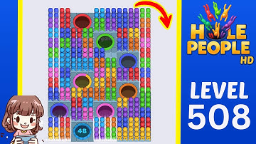 Hole People Level 508 Solution Walkthrough