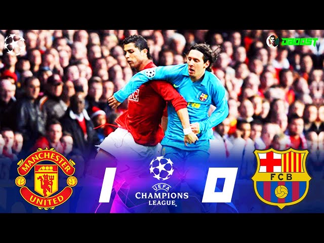 Manchester United 1-0 Barcelona - Ronaldo V Messi - 2007/2008 - Extended  Highlights - Fhd - Youtube