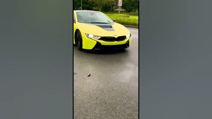 The car that started it all. The BMW i8 😍. Pardon the choppy video 🤣 #shorts #supercars #bmw