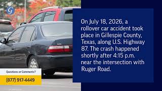 Amy Wyatt, 1 Injured In Rollover Accident On U.s. 87 In Gillespie County