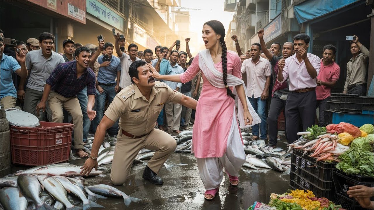 ইন্সপেক্টর মাছ বিক্রেতার উপর হাত তুলল। তারপর মাছ বিক্রেতা যা করল।