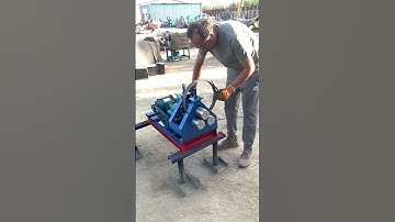 flat iron rounding machine the best working this old machine