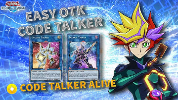 CODE TALKER DECK PROFILE!! PLAYMAKER OTK DECK! CODE TALKER ALIVE!!! Yu-Gi-Oh! Duel Links