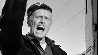 Pietro Germi E Saro Urzì Ne Il Ferroviere 1955