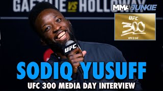 Sodiq Yusuff: 'I'm Not Going to Say I'm Surprised' by Underdog Status vs. Diego Lopes | UFC 300