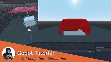 Real time softbody cloth simulation (Godot Tutorial)