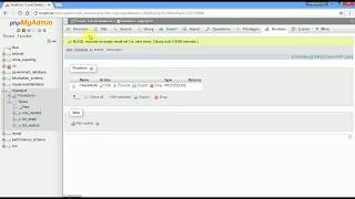create store procedure and drop it in database