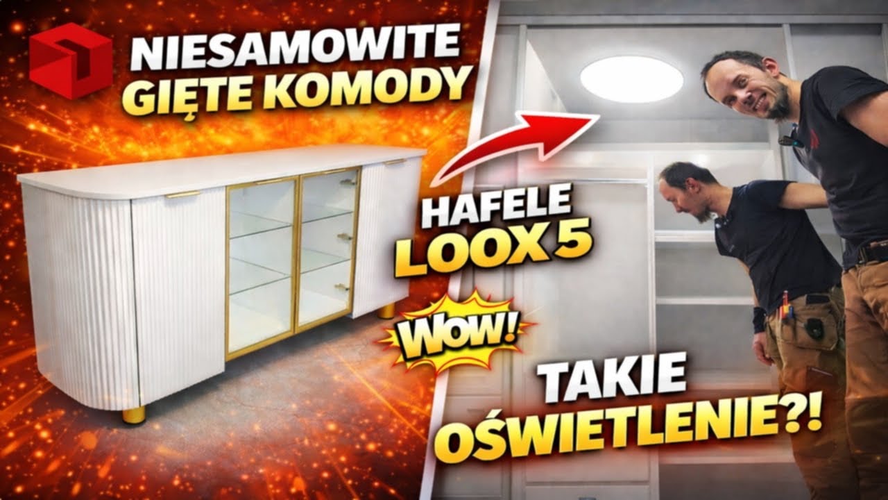 Najdroższe komody świata i test oświetlenia Hafele. Montażvlog13