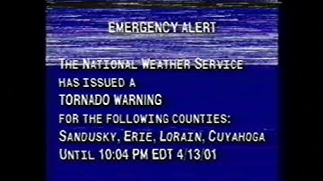 EAS Mock - Tornado Warning 2001