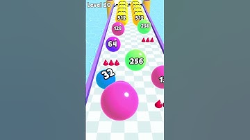 2048 Balls Infinity Number 1024m  All Levels #20 Gameplay android ios #shorts #ballgame #ballrun2048