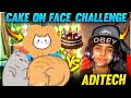 Cake On Face Challenge 🤯- Garena Free Fire
