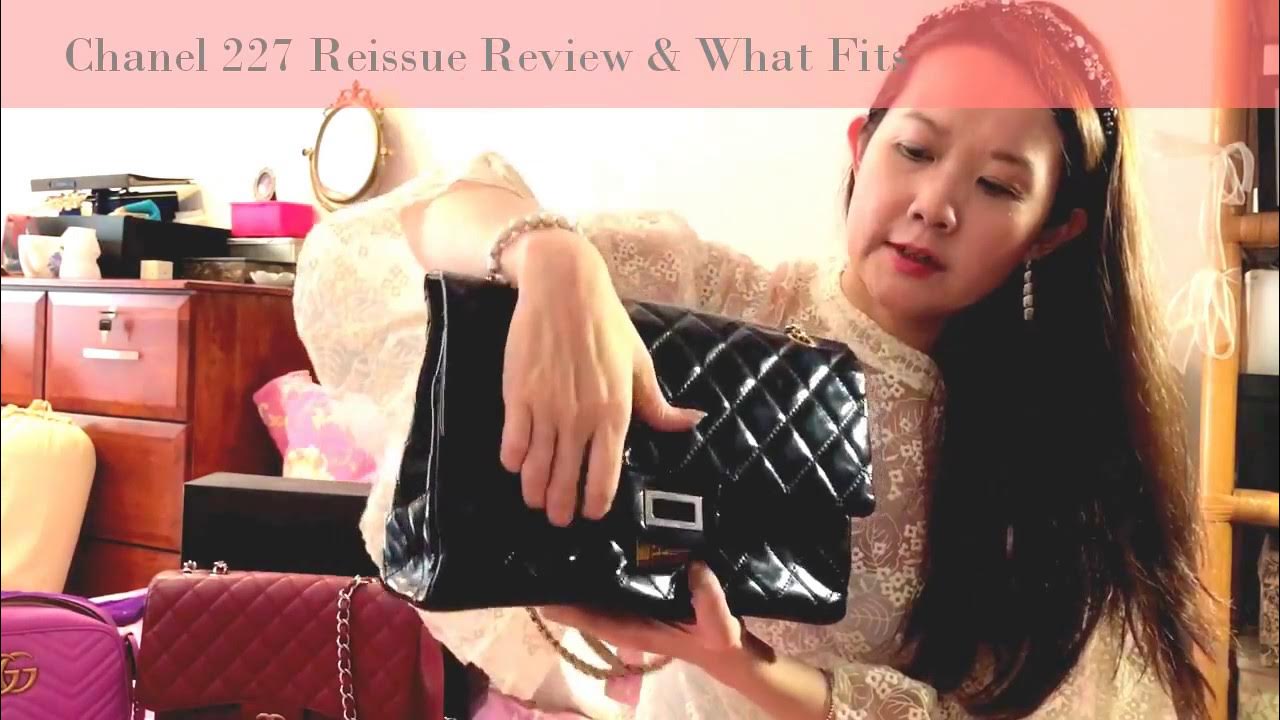 Chanel 227 Reissue Flap Review and What Fits! #chanel #香奈兒 