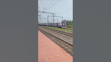 Bardhaman Howrah Local arrived at Janai Road Station.