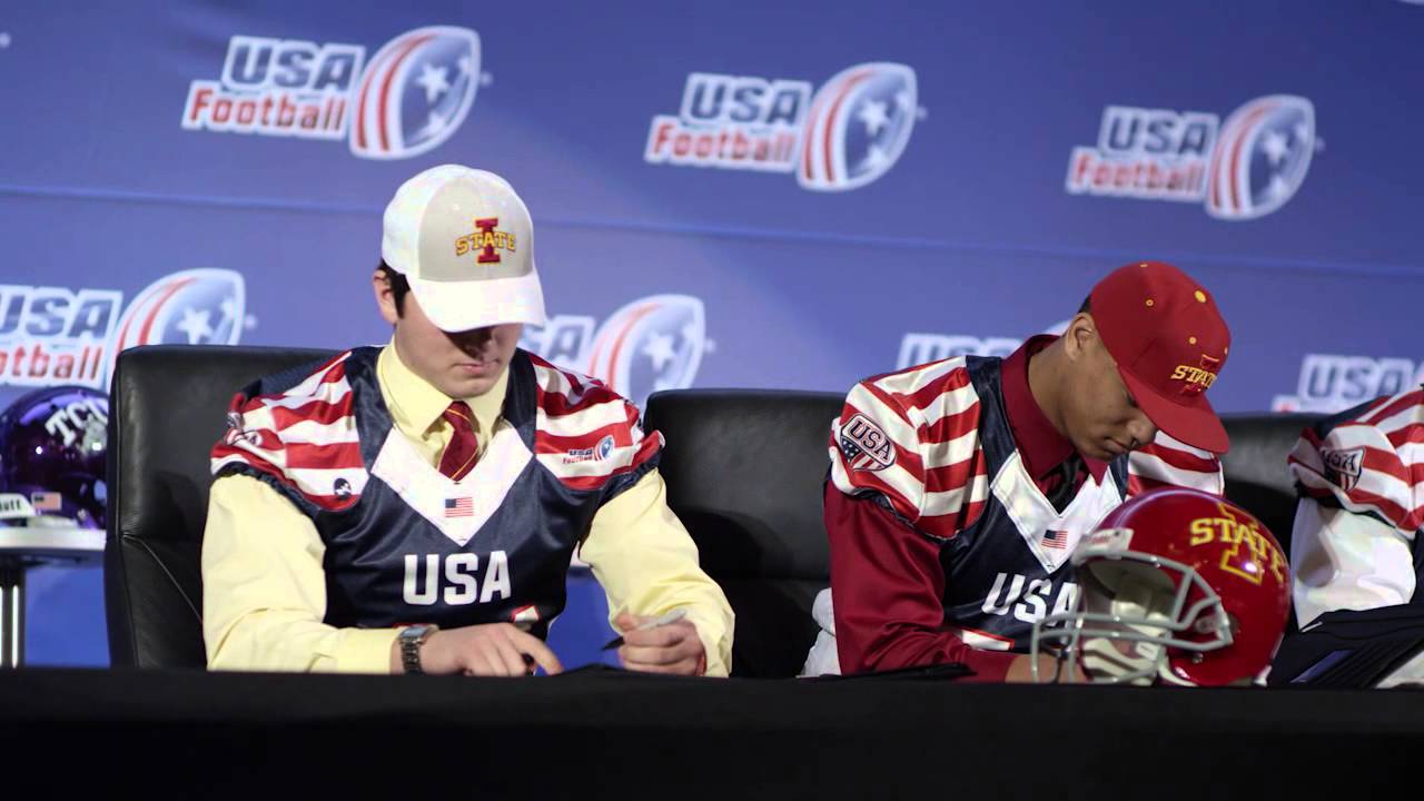 2015 USA Football National Signing Day | Iowa State | Bobby McMillen and Seth Nerness