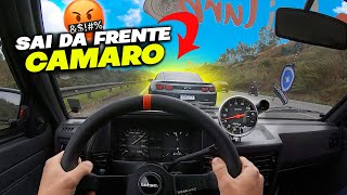 EMPURREI O CAMARO V8 DE GOL QUADRADO TURBO