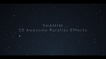 Parallax Effects & Designs | 10 Awesome Parallax Effects | Examples from Codepen
