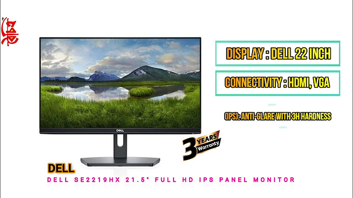 Dell monitor 21.5 ร น se2219hx ด ม ย