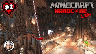 I Transformed This Dripstone Cave In Hardcore Minecraft 1.20 for our Dwarven Empire | EP02