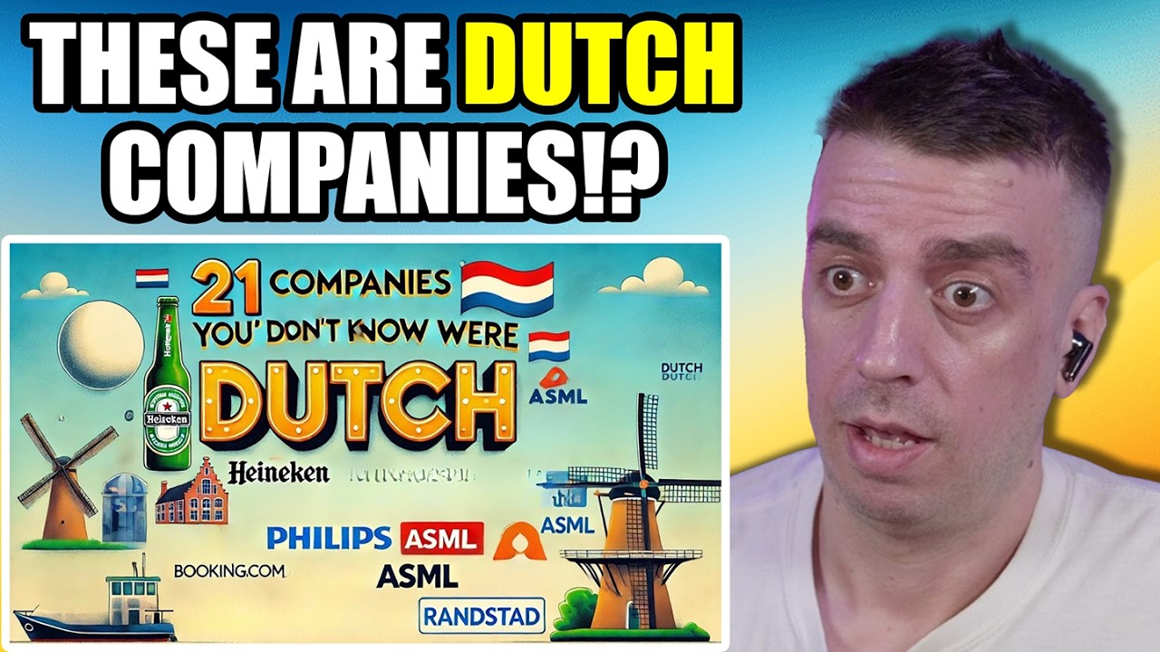 Канадец отреагировал на 21 популярный мировой бренд, которые на самом деле имеют голландское прои...
