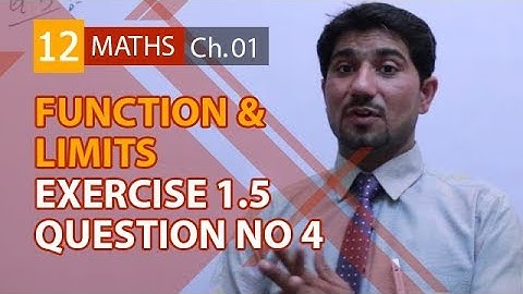 2nd Year Math, Ch 1 - Exercise 1.5 Question no 4 - 12th Class Maths