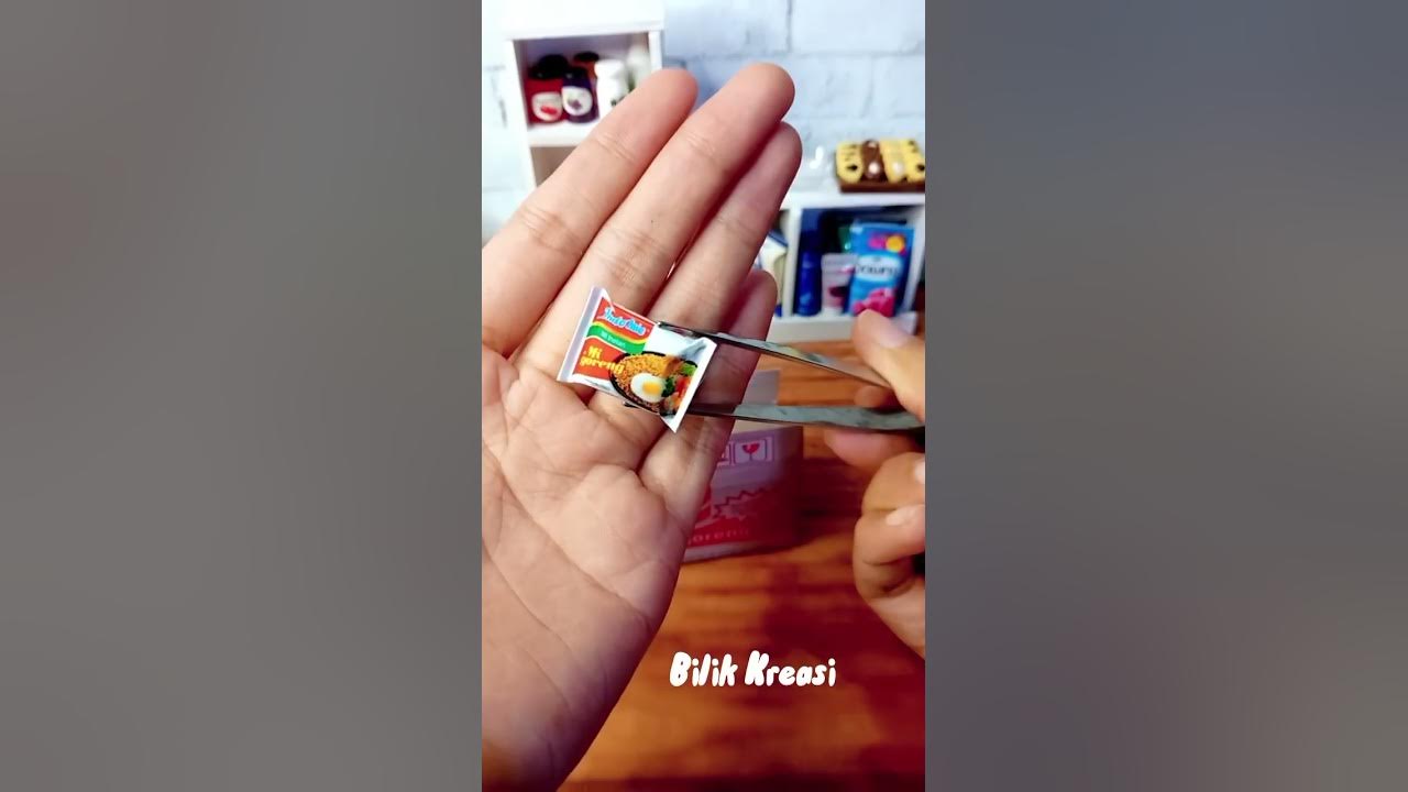 Indomie Mini, Mirip Asli || Miniatur Mie Instan Goreng || Miniatur Snack