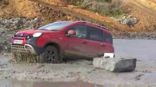 Filmed with Phantom Drone, and tracking car Fiat Panda Cross 4 x 4 Filmed with Phantom Drone, and tracking car Fiat Panda Cross 4 x 4