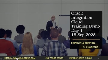 OIC Training Online | Oracle Integration Cloud Tutorial | Gen 3 Day 1 15 Sep 2025 | 100% Job Assist