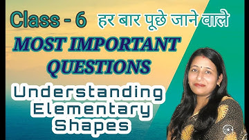 Most Important Questions Class 6 | Chapter 5 |Understanding Elementary Shapes@MagnetBrainsEducation