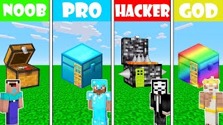 Minecraft NOOB vs PRO vs HACKER vs GOD CHEST HOUSE CHALLENGE in Minecraft ! AVM SHORTS Animation