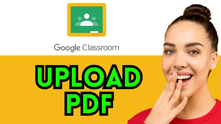 How To Upload Pdf On Google Classroom (Send PDF)