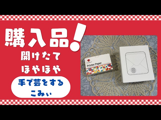 購入品！開けたてほやほや【本日の手芸】today's handicraft