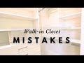 Walk In Closet MISTAKES You Don&rsquo;t Want To Make! How I Maximize Space in  a Small Walk In Closet