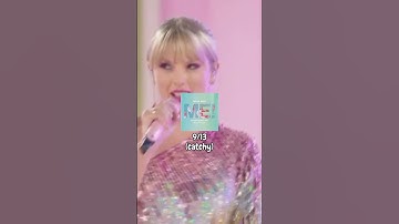 I asked ChatGPT to rank Taylor Swift songs through 13 #taylorswift #swiftie #edit #shorts