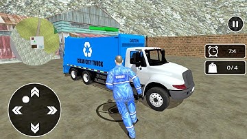 Offroad Garbage Truck Dump Truck Driving Games - Android gameplay