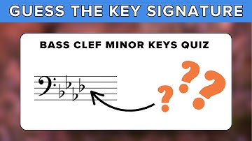 Key Signature Quiz | Bass Clef Minor Keys