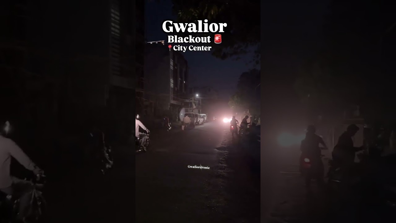 Gwalior 🚨 | Black Out | city center | mock drill | 