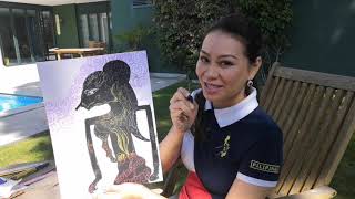 Batik and Wayang kulit : ASEAN Art room_workshop1 screenshot 1