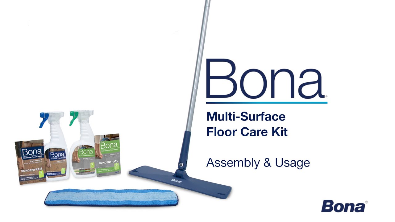 How to Assemble and Use Your Bona Multi-Surface Floor Care Kit - YouTube
