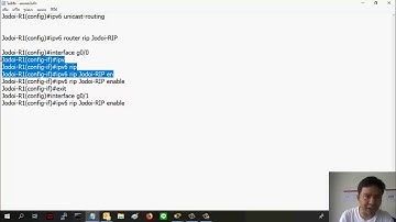 การ Config RIPng บน Router CISCO โดย Mr.Jodoi